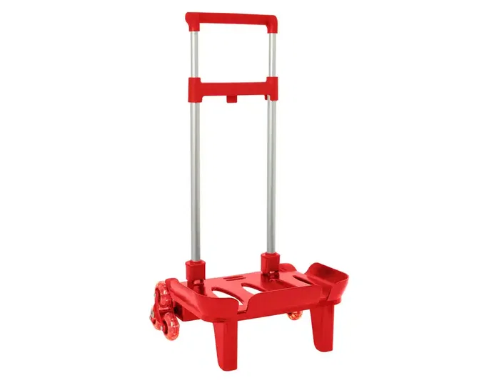 Safta Carro Portamochilas Plegable Triple Rueda Rojo Safta Carro Portamochilas Plegable Triple Rueda Rojo
