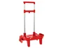 Safta Carro Portamochilas Plegable Triple Rueda Rojo