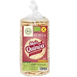 SOLNATURAL Tortitas de Maíz y Quinoa Sin Gluten, Ricas en Proteínas, Ecológicas