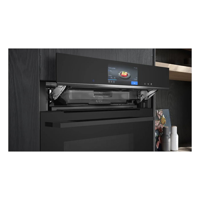 Siemens iQ700 HS758G3B1 Horno Empotrable con Función de Vapor, 71 L, Negro Siemens iQ700 HS758G3B1 Horno Empotrable con Función de Vapor, 71 L, Negro