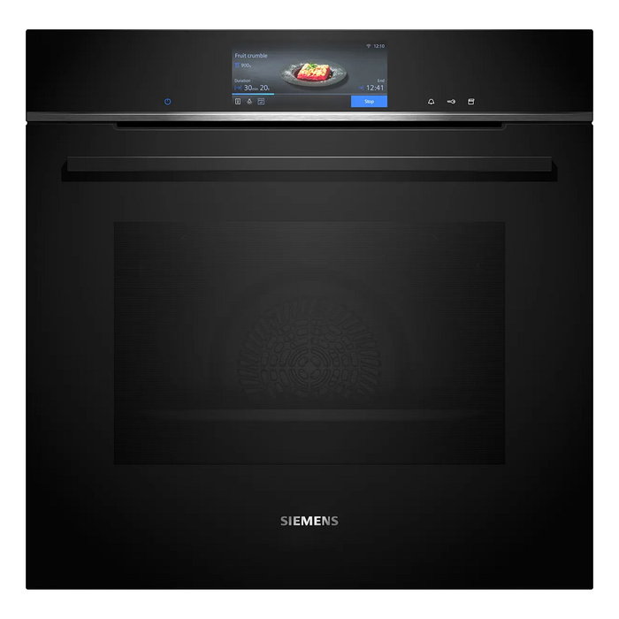 Siemens iQ700 HS758G3B1 Horno Empotrable con Función de Vapor, 71 L, Negro Siemens iQ700 HS758G3B1 Horno Empotrable con Función de Vapor, 71 L, Negro
