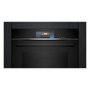 Siemens iQ700 HS758G3B1 Horno Empotrable con Función de Vapor, 71 L, Negro