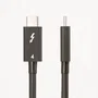 StarTech.com Cable Thunderbolt 4 TBLT4MM1M - 1m - Negro - 40Gbps - PD 100W - Vídeo 8K/4K - Certificado Intel - Compatible con USB4, Thunderbolt 3, DisplayPort 1.4a