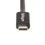 StarTech.com Cable Thunderbolt 4 TBLT4MM1M - 1m - Negro - 40Gbps - PD 100W - Vídeo 8K/4K - Certificado Intel - Compatible con USB4, Thunderbolt 3, DisplayPort 1.4a