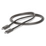 StarTech.com Cable Thunderbolt 4 de 1m - 40 Gbps, PD 100W, Vídeo 4K/8K - Certificado Intel - TBT4MM1M
