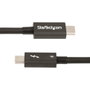 StarTech.com Cable Thunderbolt 4 de 1m - 40 Gbps, PD 100W, Vídeo 4K/8K - Certificado Intel - TBT4MM1M