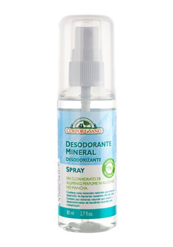 CORPORE SANO Desodorante Mineral + Aloe Spray 80ml CORPORE SANO Desodorante Mineral + Aloe Spray 80ml