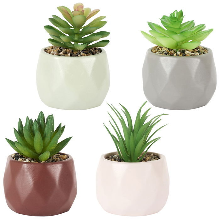 Home Deco Factory Planta Artificial Origami Cerámica Home Deco Factory Planta Artificial Origami Cerámica