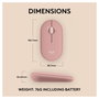Logitech Pebble Mouse 2 M350s Rosa