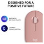 Logitech Pebble Mouse 2 M350s Rosa