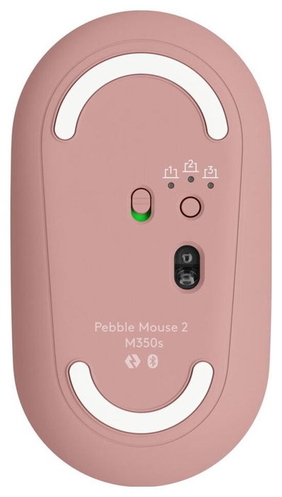 Logitech Pebble Mouse 2 M350s Rosa