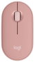 Logitech Pebble Mouse 2 M350s Rosa