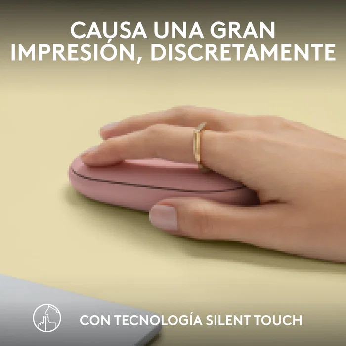 Logitech Pebble Mouse 2 M350s Rosa