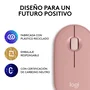 Logitech Pebble Mouse 2 M350s Rosa