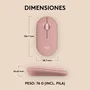 Logitech Pebble Mouse 2 M350s Rosa