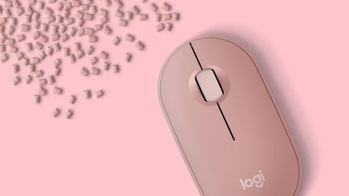 Logitech Pebble Mouse 2 M350s Rosa