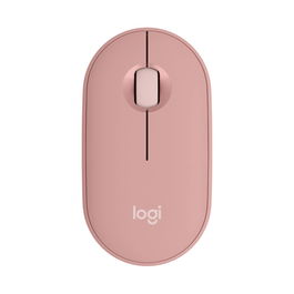 Logitech Pebble Mouse 2 M350 - Ratón Inalámbrico Bluetooth, Silencioso, Reciclado, 3 Dispositivos, 400-4000 DPI Ajustable, Pilas AA