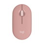 Logitech Pebble Mouse 2 M350 - Ratón Inalámbrico Bluetooth, Silencioso, Reciclado, 3 Dispositivos, 400-4000 DPI Ajustable, Pilas AA
