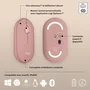 Logitech Pebble Mouse 2 M350s Rosa