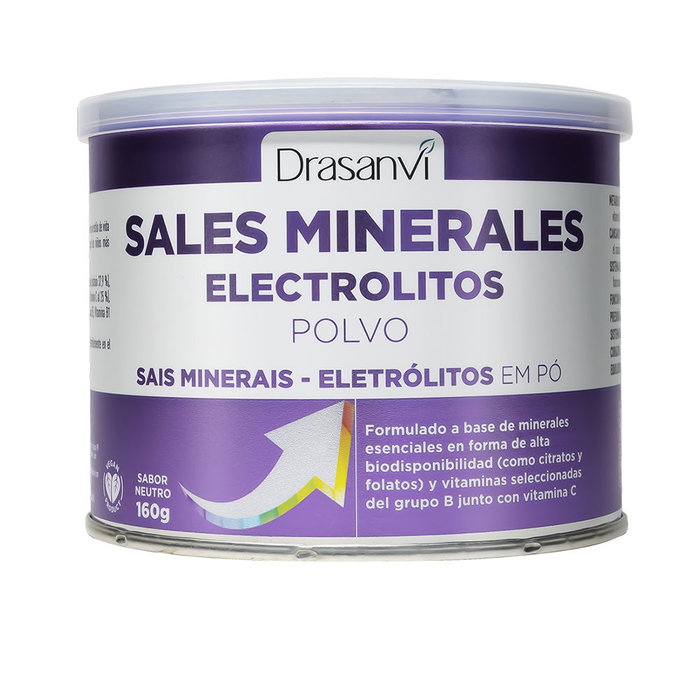 Drasanvi Sales Minerales Electrolitos #Neutro 160 gr - Suplemento para Equilibrio Electrolítico y Función Muscular Drasanvi Sales Minerales Electrolitos #Neutro 160 gr - Suplemento para Equilibrio Electrolítico y Función Muscular