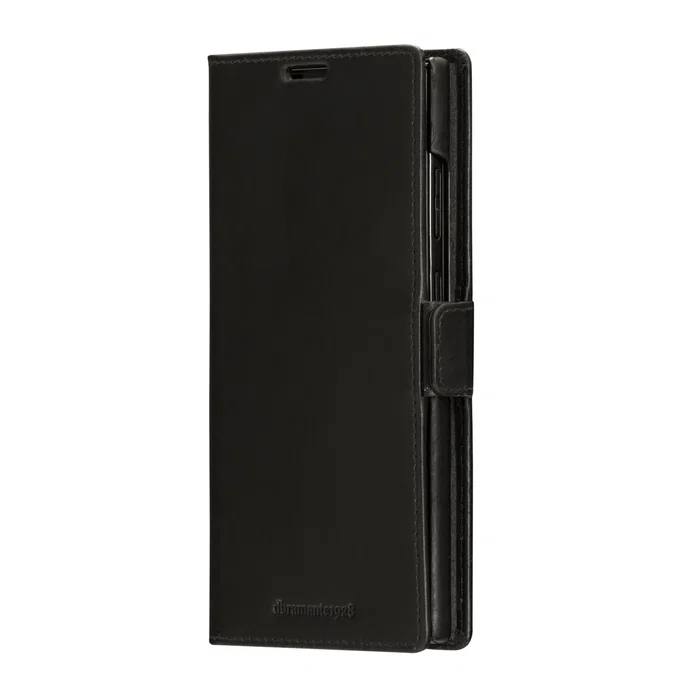 Dbramante1928 Funda Lynge para Samsung Galaxy S23 Ultra 17.3 cm (6.8") - Folio Negro Cuero con Protección RFID, Carga Inalámbrica y 3 Bolsillos