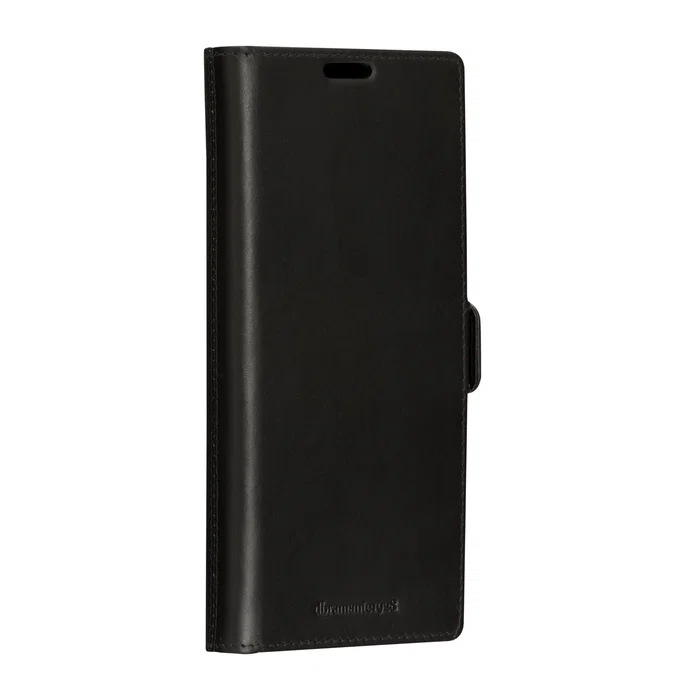 Dbramante1928 Funda Lynge para Samsung Galaxy S23 Ultra 17.3 cm (6.8") - Folio Negro Cuero con Protección RFID, Carga Inalámbrica y 3 Bolsillos
