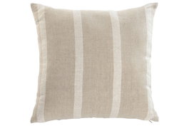 DKD Home Decor Cojín de Lino Rallado Natural 50x8x50 cm