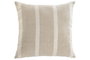 DKD Home Decor Cojín de Lino Rallado Natural 50x8x50 cm