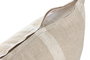 DKD Home Decor Cojín de Lino Rallado Natural 50x8x50 cm