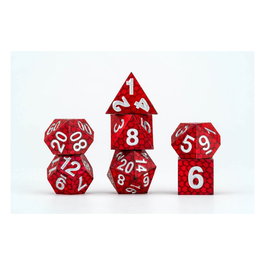 Dragon Storm Sharp Edge Silicone Pack de Dados Red Dragon Scales (7)