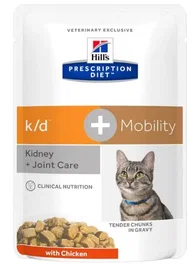 Hill's Hpd Feline K-D Plus Mobility Pouch Caja 12x85 gr Comida Húmeda para Gatos