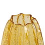 Jarrón Amarillo Cristal Decoración 16 X 16 X 35 cm