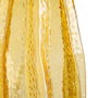 Jarrón Amarillo Cristal Decoración 16 X 16 X 35 cm