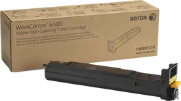 Xerox Tóner 106R01319 Amarillo Alta Capacidad para WorkCentre 6400 16.500 Páginas