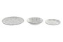DKD Home Decor Juego de Vajilla de 18 Piezas en Porcelana Gris Claro