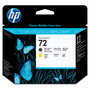 HP Cabezal de impresión 72 C9384A Negro mate y Amarillo