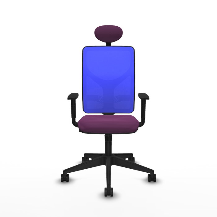 PIQUERAS Y CRESPO Silla de oficina Motilla con mecanismo Sincro, Morado y Azul PIQUERAS Y CRESPO Silla de oficina Motilla con mecanismo Sincro, Morado y Azul