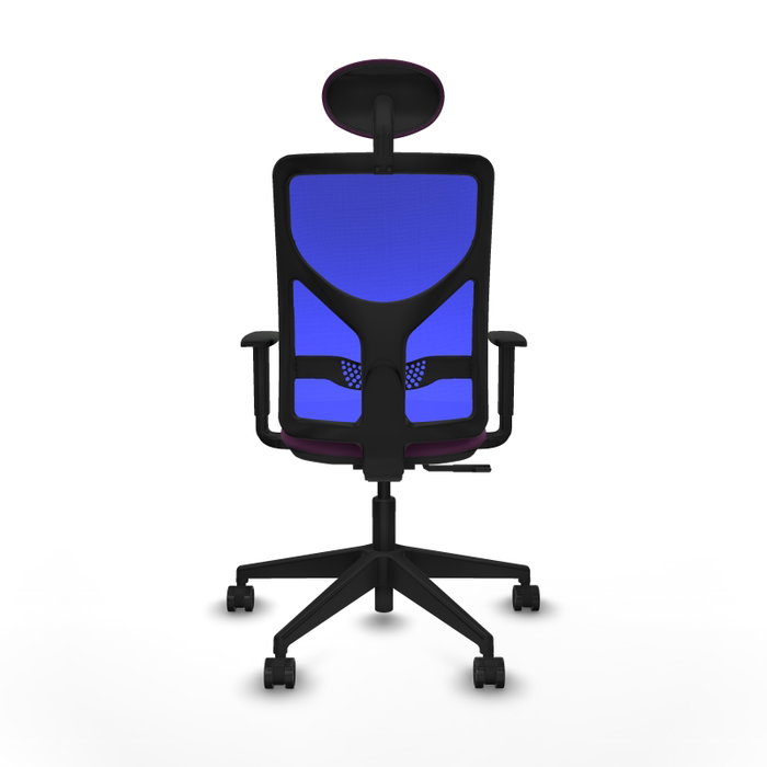 PIQUERAS Y CRESPO Silla de oficina Motilla con mecanismo Sincro, Morado y Azul PIQUERAS Y CRESPO Silla de oficina Motilla con mecanismo Sincro, Morado y Azul