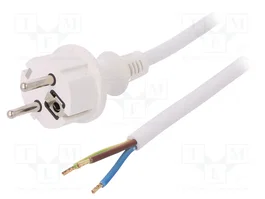 PLASTROL Cable de alimentación H05VV-F 3x2,5mm2 3m