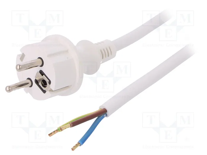 PLASTROL Cable de alimentación H05VV-F 3x2,5mm2 3m PLASTROL Cable de alimentación H05VV-F 3x2,5mm2 3m