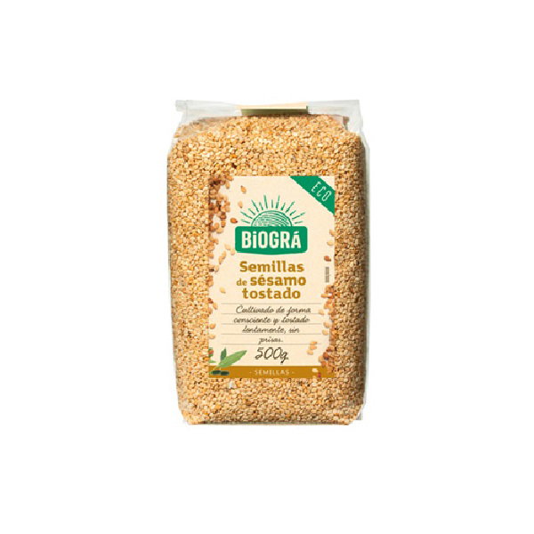 BIOGRA Semillas de Sésamo Tostado Bio 500 g BIOGRA Semillas de Sésamo Tostado Bio 500 g