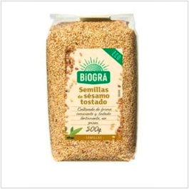 BIOGRA Semillas de Sésamo Tostado Bio 500 g