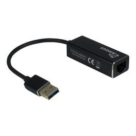 Inter-Tech ARGUS IT-810 Adaptador USB3.0 a RJ45 Gigabit Lan 1000 MBit/s Negro
