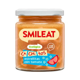 Smileat Tarrito C/Cachitos Pasta C/Tomate 230G Eco