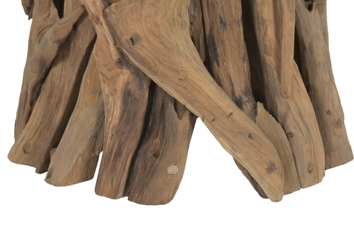 DKD Home Decor Lámpara de Pie de Teca Natural Hecha a Mano DKD Home Decor Lámpara de Pie de Teca Natural Hecha a Mano