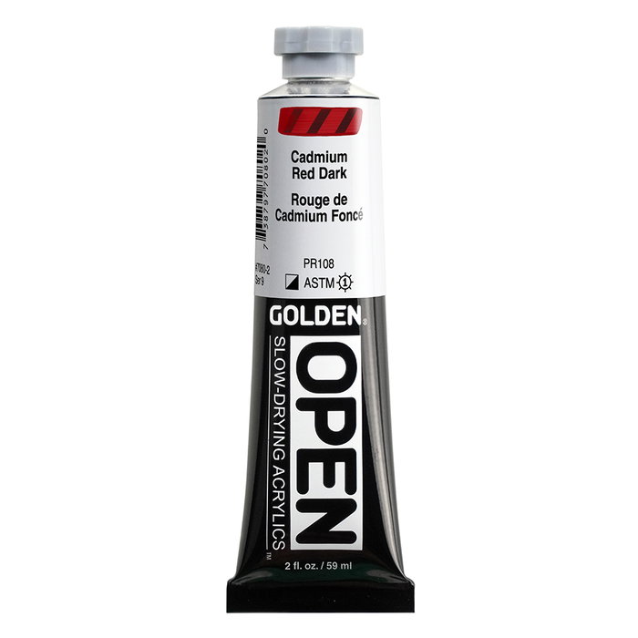 Golden OPEN Colores Acrílicos Rojo Cadmio Oscuro 59 ml Golden OPEN Colores Acrílicos Rojo Cadmio Oscuro 59 ml