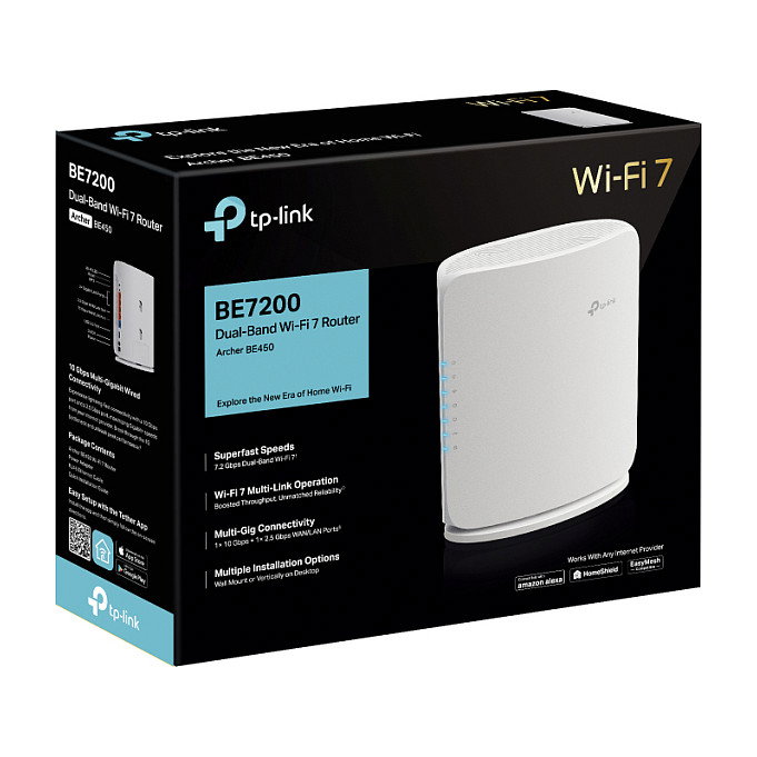 TP-Link Archer BE450 Wi-Fi 7 Router Dual Band Blanco