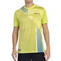 Camiseta de Manga Corta Hombre Bullpadel Brumo Amarillo Pádel