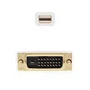 Nanocable Cable Adaptador o Conversor Mini DisplayPort Macho a DVI Macho de 2 Metros para Conectar Pantalla o Monitor, Color Blanco