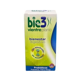 Bie3 Vientre Plano 24Sticks - Complemento alimenticio con probióticos y prebióticos para una función intestinal óptima